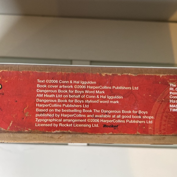 Parker Brothers The Dangerous Book for Boys Game-New in Box w/Wrap! - Picture 8 of 9